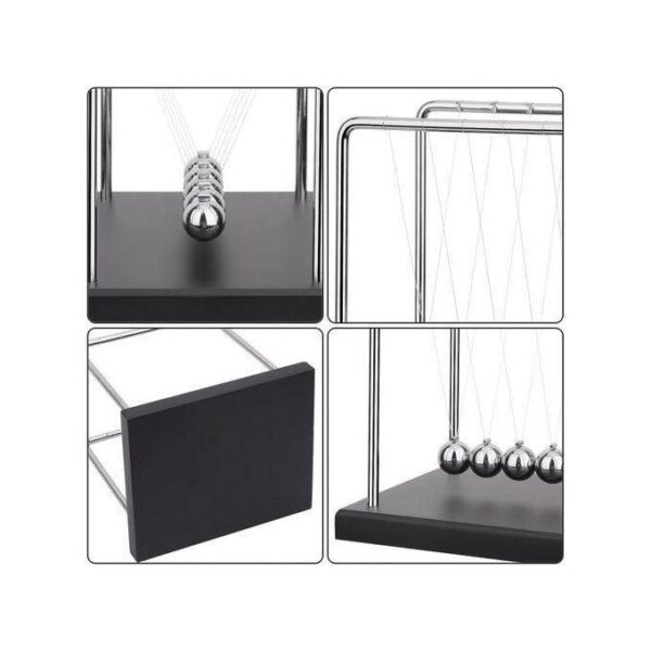 Boule Pendule Newton, Jouets éducatifs Pour Enfants, Ornements De Décoration Pour La Maison - Noir
