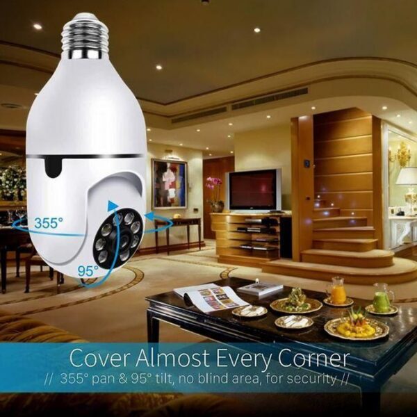 Caméra WiFi 360 Panoramique Ampoule 1080P