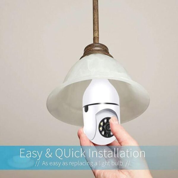 Caméra WiFi 360 Panoramique Ampoule 1080P