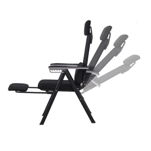 Chaise Bureau Chaise Pliante Portable- Noir