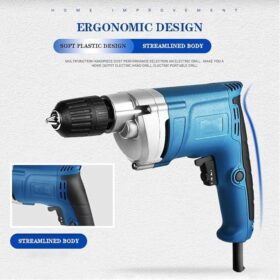 DUYER Perceuse sans Fil, 220 V Perceuse Ensemble, BoîTier RéSistant à l'usure, Power Lock Switch, Home Improvement RéParation, OpéRation Simple