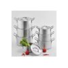 Ensemble De Casseroles En Aluminium 7 Pièces