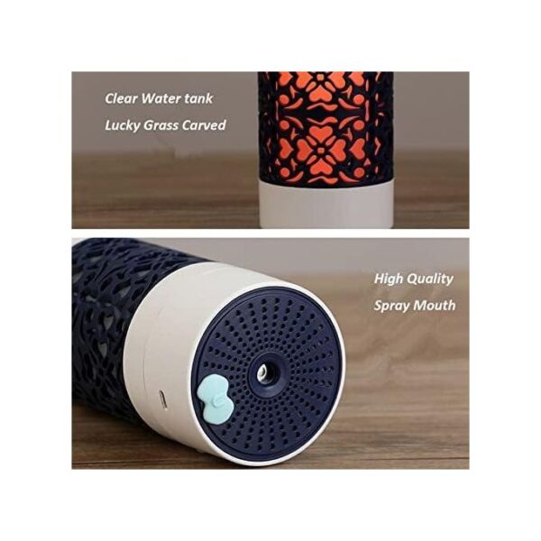 Humidificateur Humidificateur de bonnet chanceux USB Diffuseur d'arômes à ultrasons 3 en 1 mini diffuseur d'huile essentielle avec LED Lumière USB Ventilateur for les...