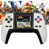 Manette de jeu retro avec écran – 520 Jeux Classiques - Blanc/Noir