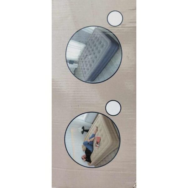 Matelas Gonflable UTRA DOUX - 2 PLACES -BEIGE