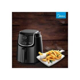 Midea Friteuse à Air - 1500W - 4L - MF-TN40D2 - Air Fryer - Noir - Garantie 12 Mois