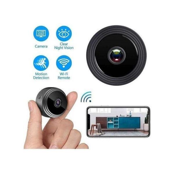 Mini Camera A9 Espion Cachee Enregistreur,Full HD 1080P Micro Caméra WiFi