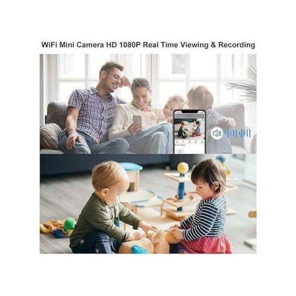 Mini Camera A9 Espion Cachee Enregistreur,Full HD 1080P Micro Caméra WiFi