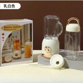 Mixeur rechargeable avec bouteilles et paille