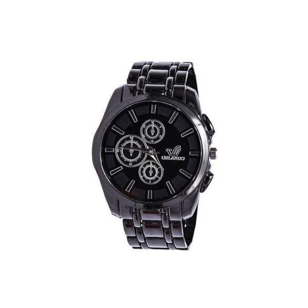 Orlando Montre Homme Edifice Cadran Rond - Noir