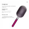 Pour Dyson peigne + peigne à dents larges + peigne cylindrique brosse à cheveux de Massage outils de coiffure bouclés