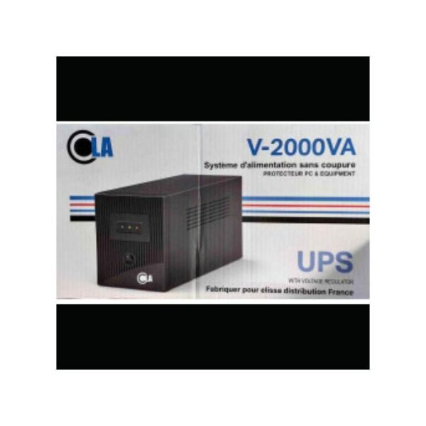 UPS Onduleur Stabilisateur OLA-2000VA - Noir
