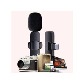 Microphone Sans Fil Portable F2 - Noir