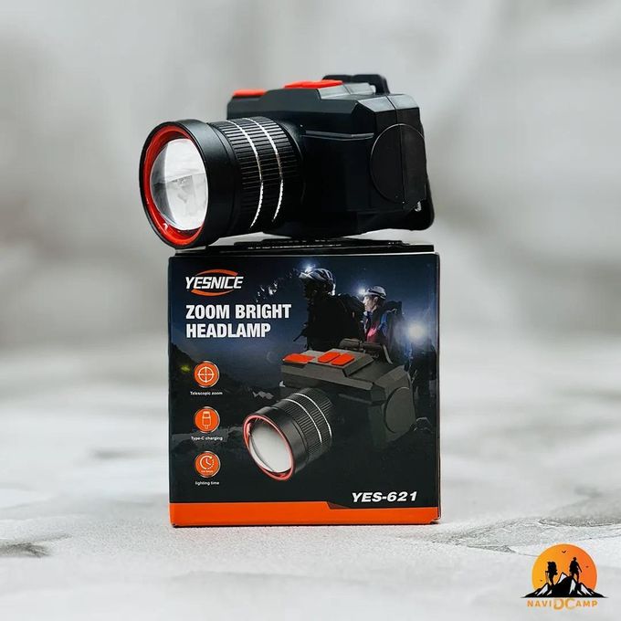 Lampe frontale LED rechargeable