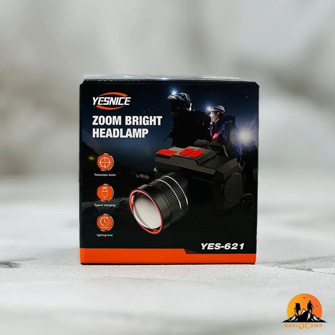 Lampe frontale LED rechargeable