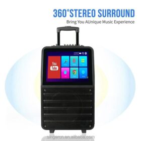 Haut-parleurs GD-1416 actionnés Haut-parleur actif professionnel de karaoké avec le système d'écran Audio vidéo professionnel