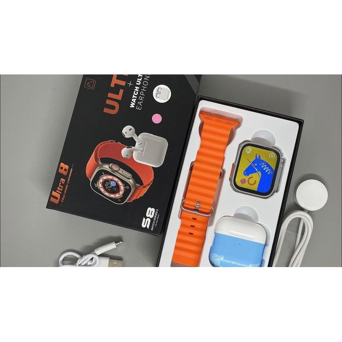 Montre connectée S8 Ultra avec écouteurs