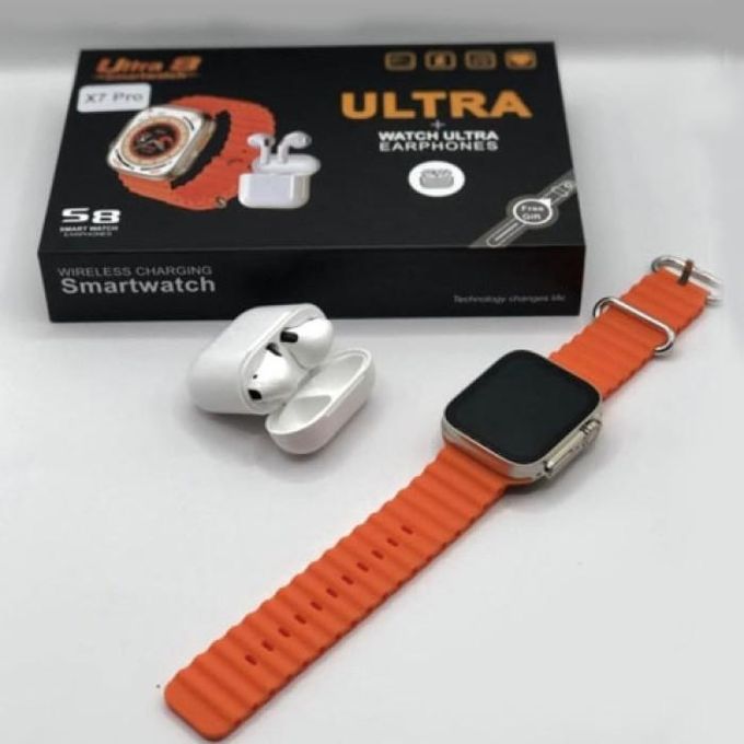 Montre connectée S8 Ultra avec écouteurs